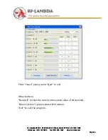 Предварительный просмотр 35 страницы RF-Lambda RFAS8810 Manual