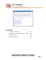 Предварительный просмотр 37 страницы RF-Lambda RFAS8810 Manual