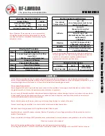 Preview for 2 page of RF-Lambda RFLUPA0618GB Manual