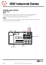 Предварительный просмотр 4 страницы RF SOLUTIONS 202 Industrial Series Installation Manual