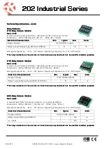 Предварительный просмотр 9 страницы RF SOLUTIONS 202 Industrial Series Installation Manual