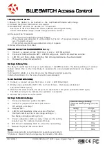 Preview for 3 page of RF SOLUTIONS BLUESWITCH Manual