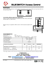 Preview for 4 page of RF SOLUTIONS BLUESWITCH Manual