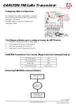 Предварительный просмотр 5 страницы RF SOLUTIONS CARLTON-8T16 Manual