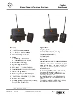 Preview for 1 page of RF SOLUTIONS FIREFLY Series Manual