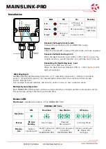 Предварительный просмотр 3 страницы RF SOLUTIONS MAINSLINK–PRO Quick Start Manual