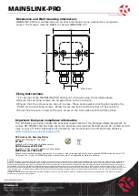 Предварительный просмотр 4 страницы RF SOLUTIONS MAINSLINK–PRO Quick Start Manual