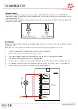 Предварительный просмотр 3 страницы RF SOLUTIONS QUANTAFOB Series Quick Start Manual