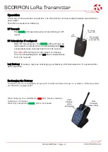 Preview for 4 page of RF SOLUTIONS SCORPION Series Manual