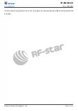 Предварительный просмотр 11 страницы RF-Star RF-BM-BG22A Manual