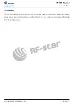 Предварительный просмотр 4 страницы RF-Star RF-BM-BG22A1 User Manual