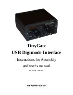 Preview for 1 page of RF-System TinyGate Assembly And User'S Manual