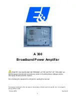 Preview for 1 page of RF A 300 Instruction Manual