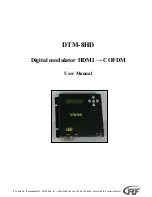 RF DTM-8HD User Manual preview