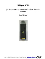 RF RFQ-845CI1 User Manual preview