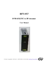 RF RFT-8X7 User Manual preview