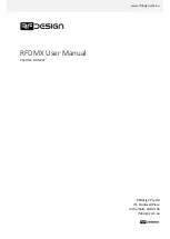 RFDesign RFDMX User Manual preview