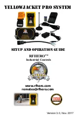 Preview for 1 page of RFHERO Yellowjacket Pro System Set Up And Operation Manual