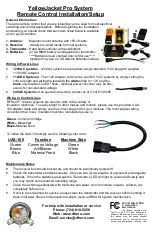 Preview for 2 page of RFHERO Yellowjacket Pro System Set Up And Operation Manual