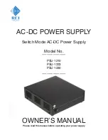 RFI PSU-1210 Owner'S Manual предпросмотр