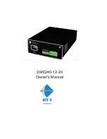 RFI SME240-1 2-20 Owner'S Manual preview