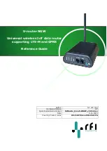 RFI U-router NGW Reference Manual preview