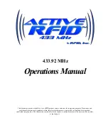 RFID ActiveRFID Operation Manual preview