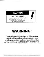 Preview for 3 page of RFL Communications 67 PLC 129 DC Manual Of Instructions