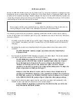 Preview for 3 page of RFL Electronics DS-961DE Instruction Data