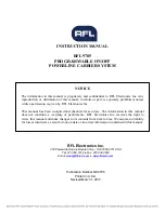 RFL 9785 Instruction Manual preview