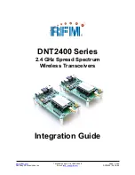 RFM DNT2400 Series Integration Manual preview