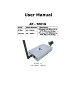 Preview for 1 page of RFNet AP-2001G User Manual