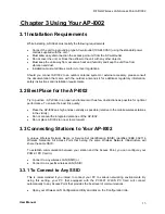 Preview for 13 page of RFNet AP-I002 User Manual