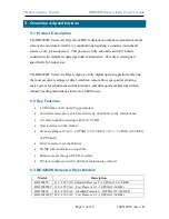 Preview for 9 page of RFS BD4200W Series User Manual