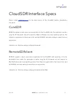 Preview for 12 page of RFspace Cloud SDR Getting Started Manual