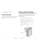 Preview for 6 page of RFT Safe Place Mother Transmitter User Manual