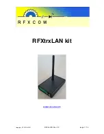 RFXCOM 21201 Manual preview