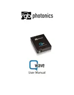 Preview for 1 page of RGB Photonics Qwave User Manual