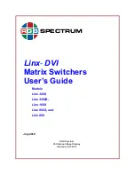 RGB Spectrum Linx 1600 User Manual preview