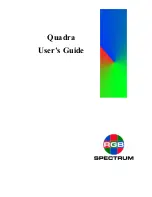 Предварительный просмотр 1 страницы RGB Spectrum Quadra User Manual