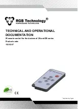 RGB Technology 102-02-07 Technical And Operational Documentation preview