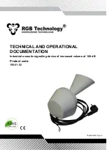 RGB Technology 106-01-02 Technical And Operational Documentation предпросмотр