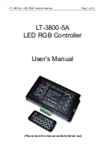 Предварительный просмотр 1 страницы RGB LT-3800-5A User Manual