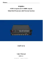 RGBLE VWP-812 User Manual предпросмотр