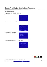 Preview for 12 page of RGBlink C1US Quick Start Manual