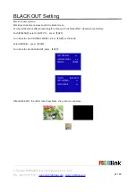 Preview for 25 page of RGBlink C1US Quick Start Manual