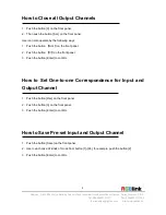 Preview for 9 page of RGBlink DXP A0808 Quick Start Manual