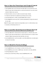 Preview for 12 page of RGBlink DXP D0808 Quick Start Manual