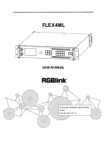 Preview for 1 page of RGBlink FLEX4ML User Manual