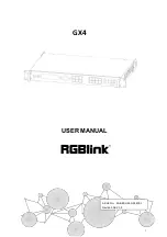 RGBlink GX4 User Manual preview